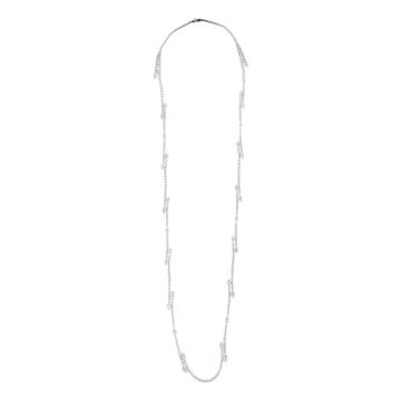 18K White Gold Y-Not Necklace