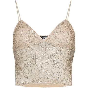 Cyndy sequin cami top