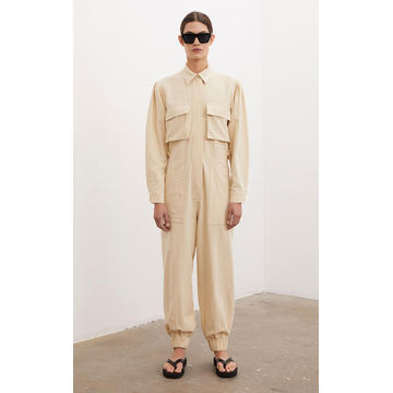 Corylus Linen-Cotton Jumpsuit