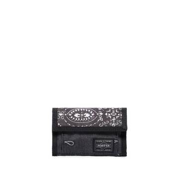 black bandana print wallet