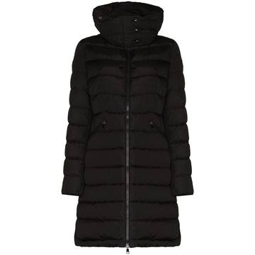 Flammette down puffer coat