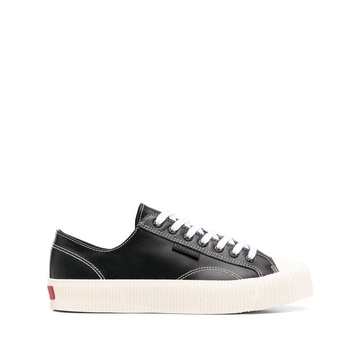 contrast stitch sneakers