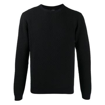 textured knit jumper