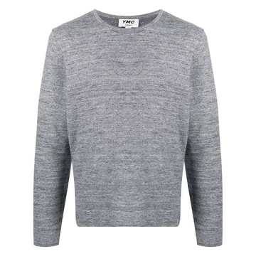 ribbed-knit long-sleeved jumper