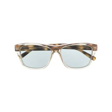 tortoiseshell square-frame sunglasses