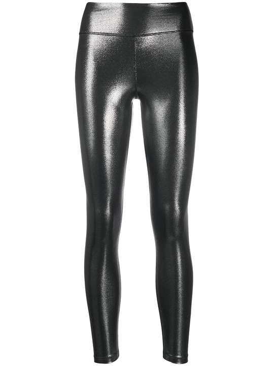 high-rise metallic 7/8 leggings展示图