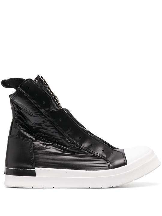 leather high-top sneakers展示图