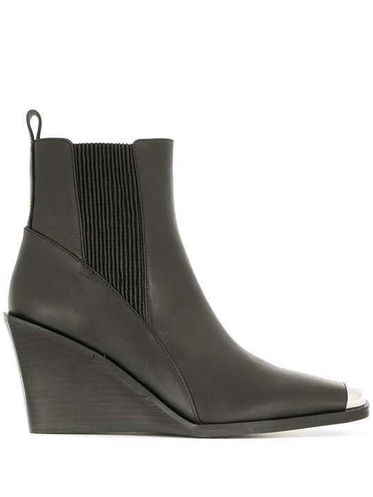 Weston I ankle wedge boots展示图