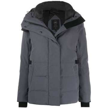 feather down hooded jacket