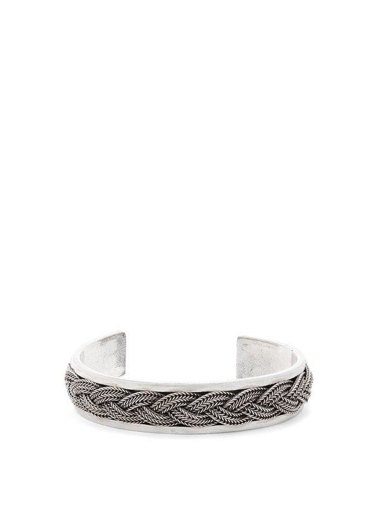 Braided sterling-silver cuff展示图