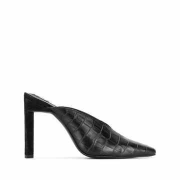 Vika crocodile-effect mules