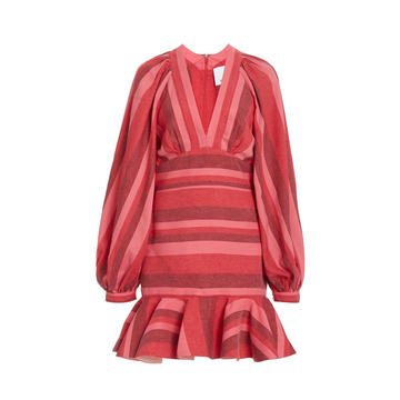 Ellen Striped Voile Dress