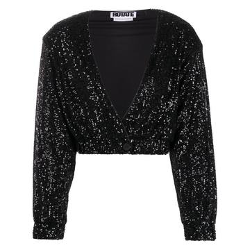 Judy cropped sequin jacket