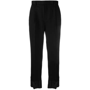 cropped tailored trousers