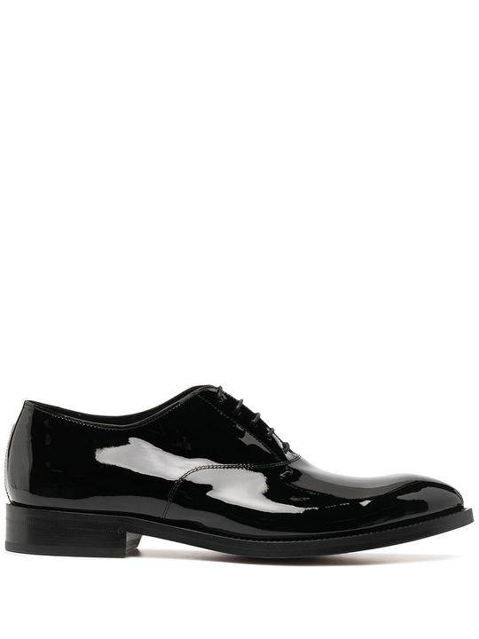 shiny lace-up oxford shoes展示图