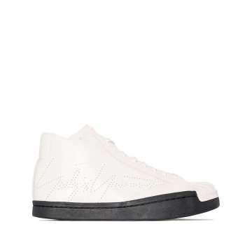 suede panel lace-up sneakers
