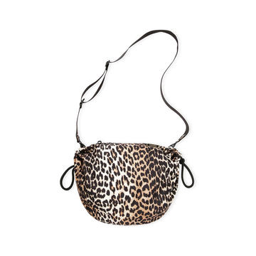 Recycled Tech Animal Print Shoulder Bag