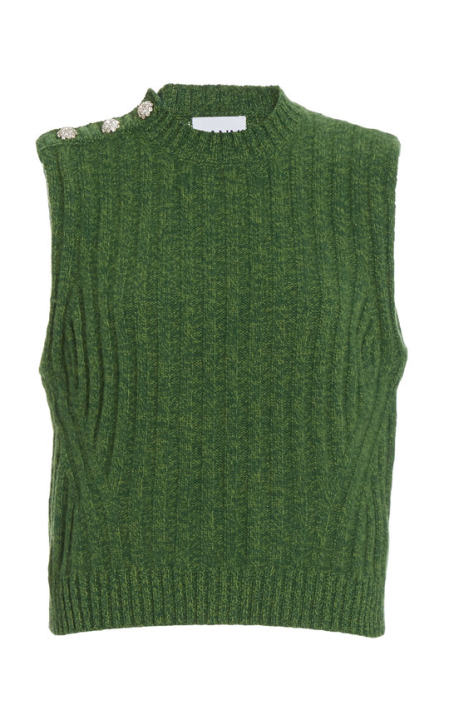 Recycled Wool-Blend Sweater Vest展示图