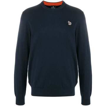 embroidered logo jumper