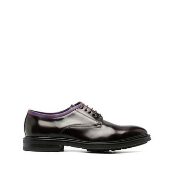 contrasting trim oxford shoes