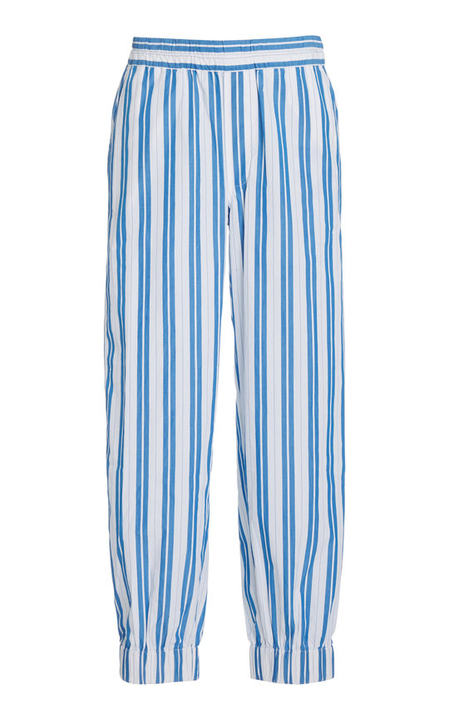 Striped Cotton Tapered Pants展示图