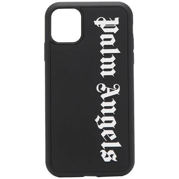 STENCIL LOGO IPHONE CASE 11 BLACK WHITE