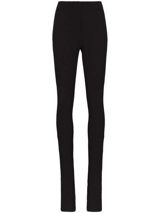 button-cuff high-waist leggings展示图