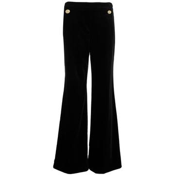 Clove velvet trousers