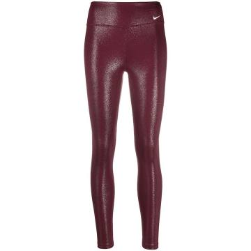 metallic sheen leggings