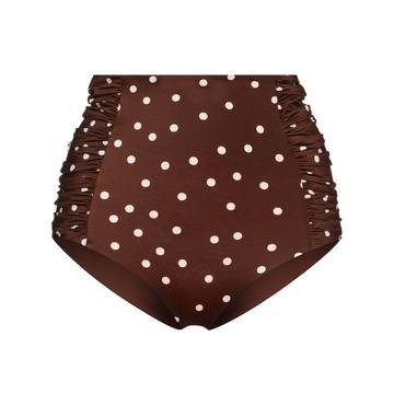 Volcano polka dot print bikini bottoms