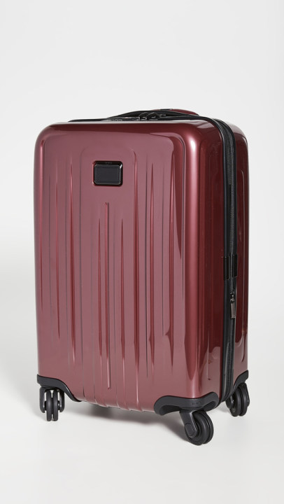 国际风格可扩展 4 轮便携行李箱展示图