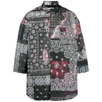 bandana print jacket