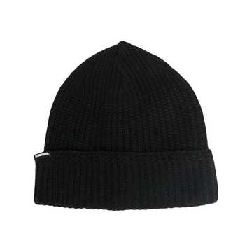 ribbed knit beanie