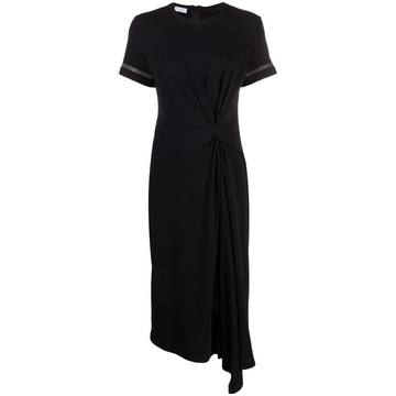 Monili-chain asymmetric dress