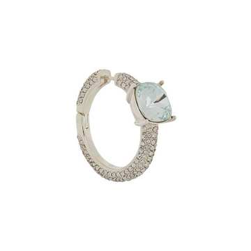 Solitaire ring single earring