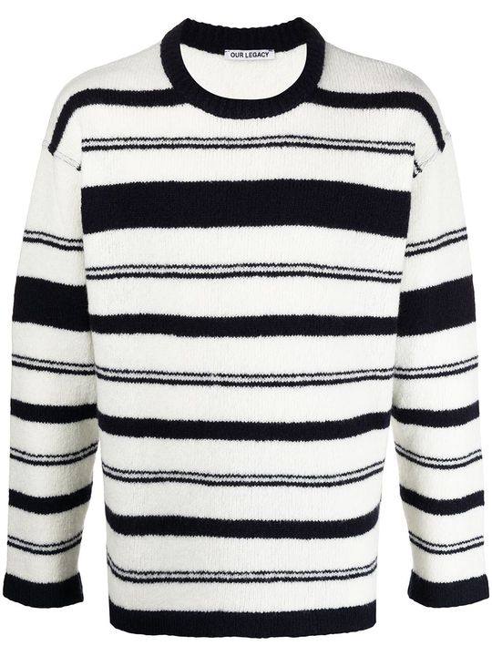 stripe knitted jumper展示图