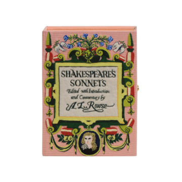 Shakespeare's Sonnets Customizable Book Clutch