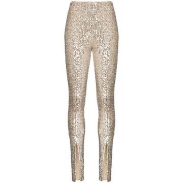 Alicia high waist sequinned trousers