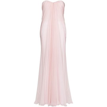 Strapless Draped Gown