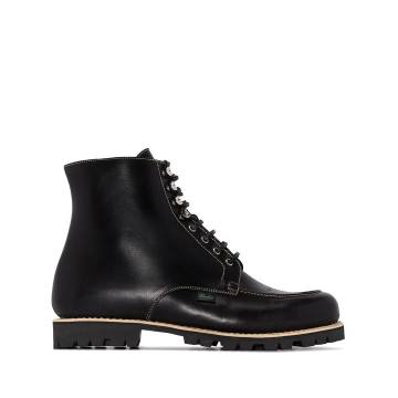 black Beaulieu ankle boots