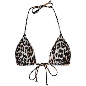 leopard print bikini top