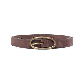 oval-buckle belt