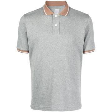 button-up short-sleeved polo shirt