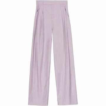 pleat-detailing wide-leg trousers