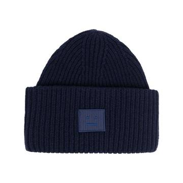 ribbed wool beanie