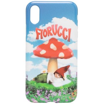 Mushroom print iPhone XR case