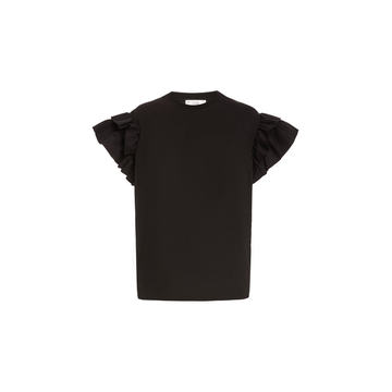 Ruffle Organic-Cotton T-Shirt