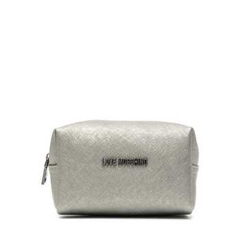 logo-embossed make up bag