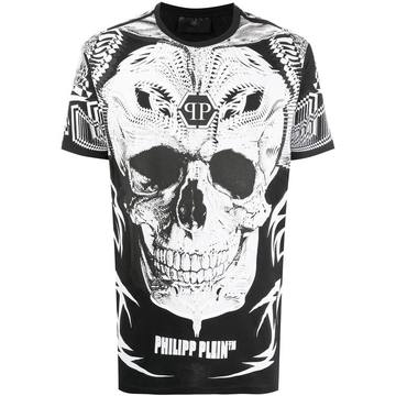 skull print T-shirt