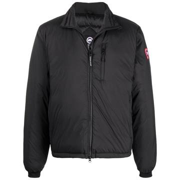 logo sleeve padded jacket